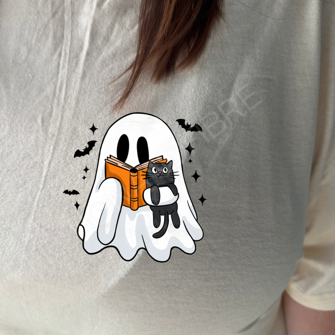 Ghost cat tee