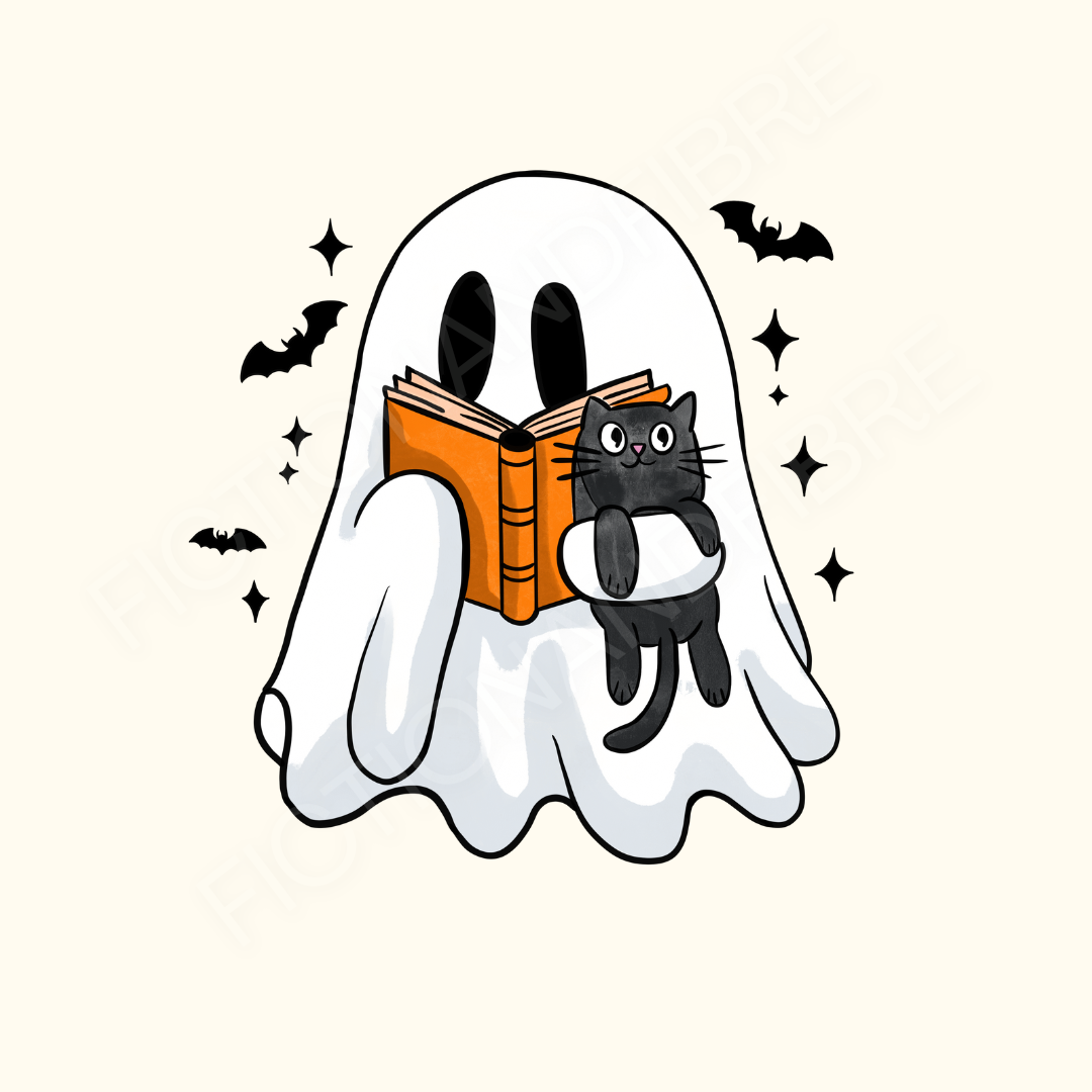 Ghost cat tee