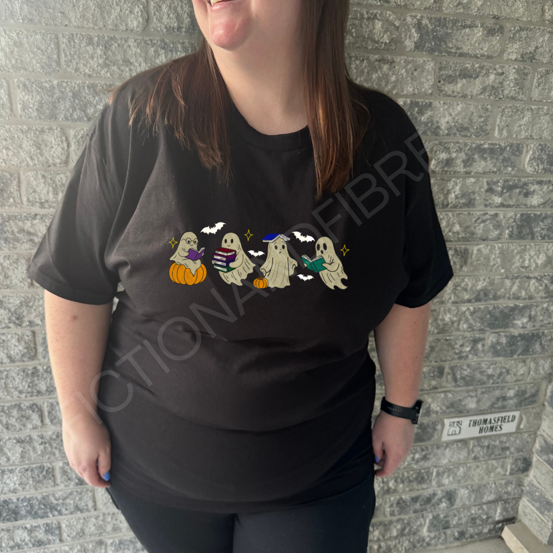 Spooky season reader tee