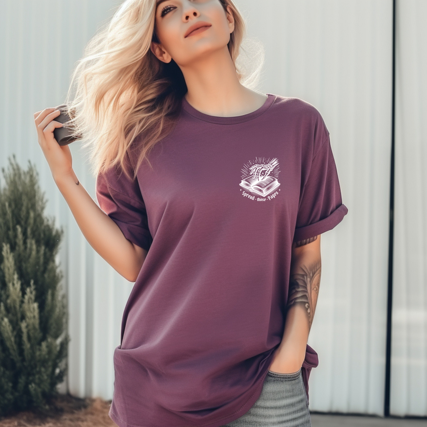 Spread those pages tee