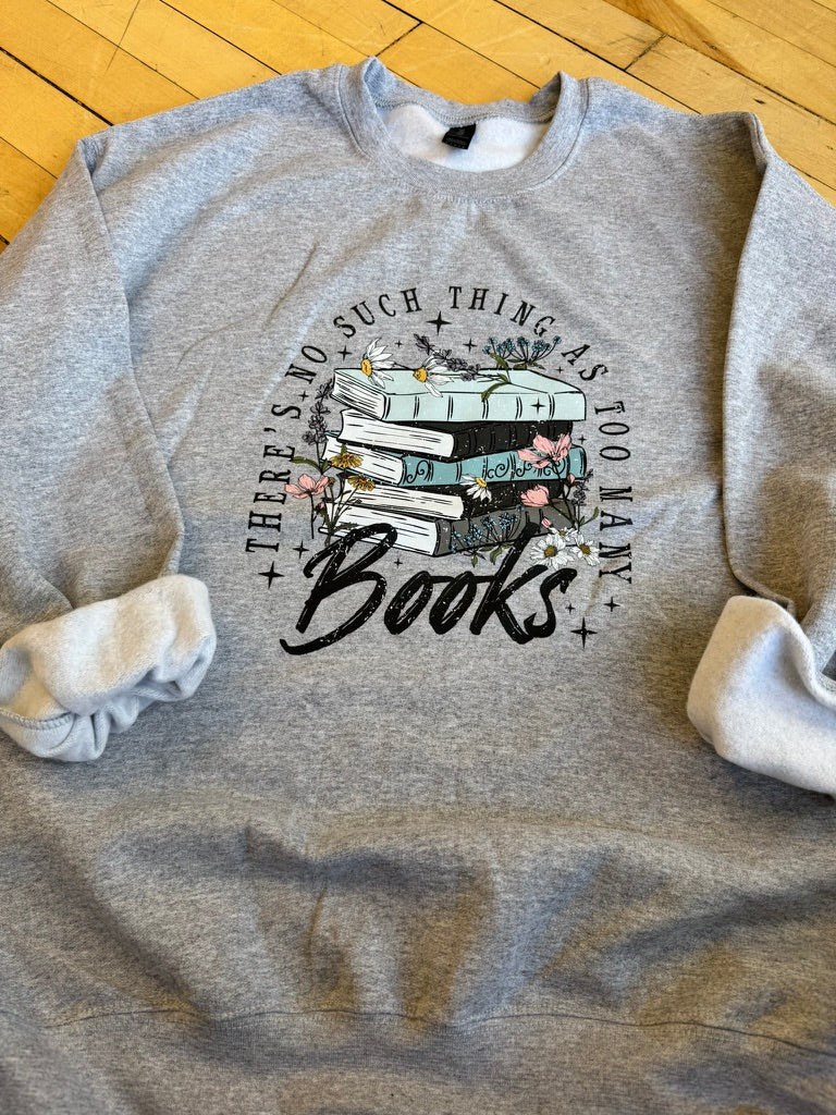 There's no such thing as too many books crew