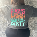 Dirty books cropped tee