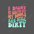 Dirty books cropped tee
