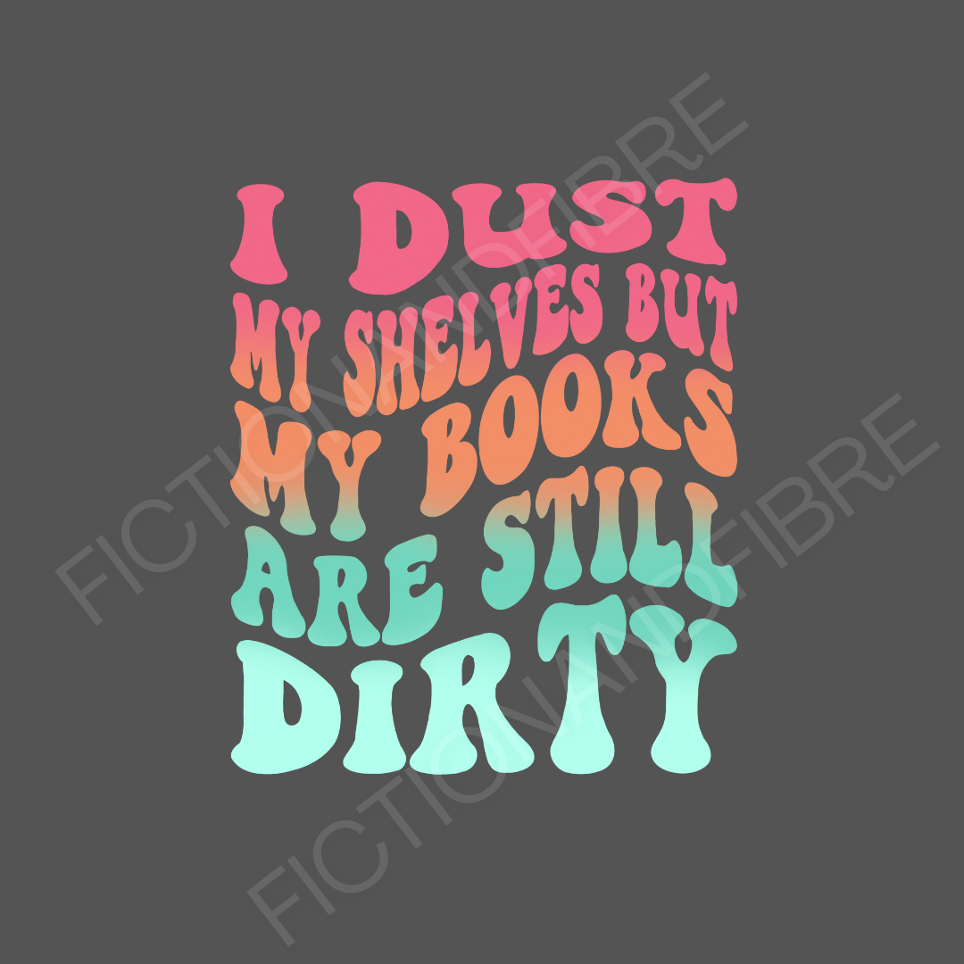 Dirty books cropped tee
