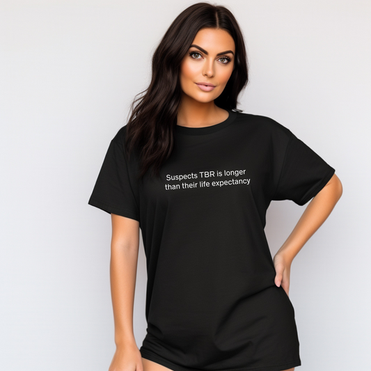 Suspects TBR is longer than their life expectancy Tee