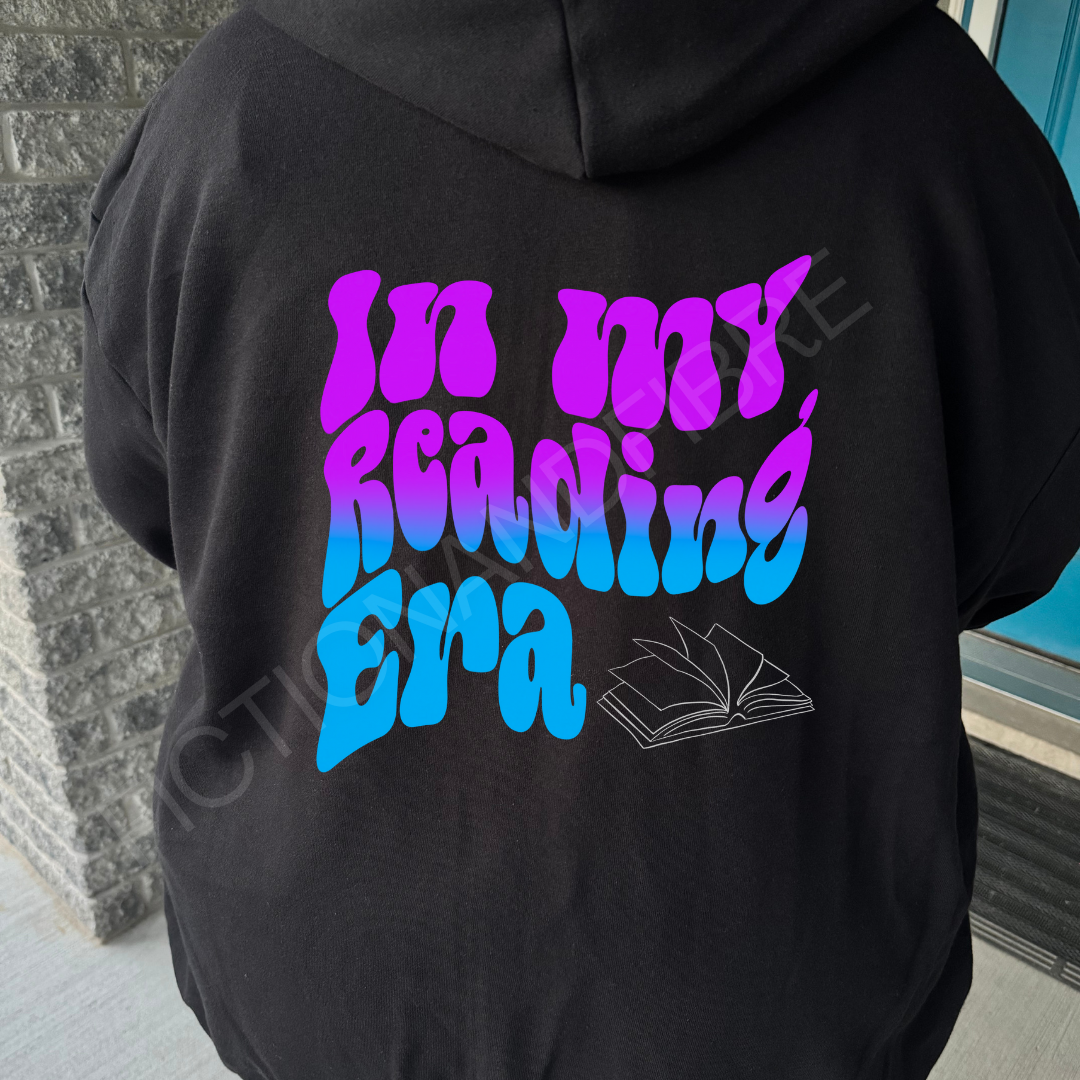 Reading era zipper hoodie