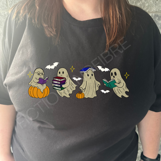 Spooky season reader tee