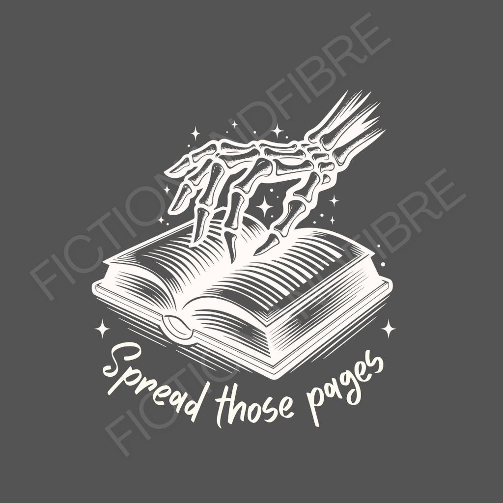 Spread those pages cropped tee