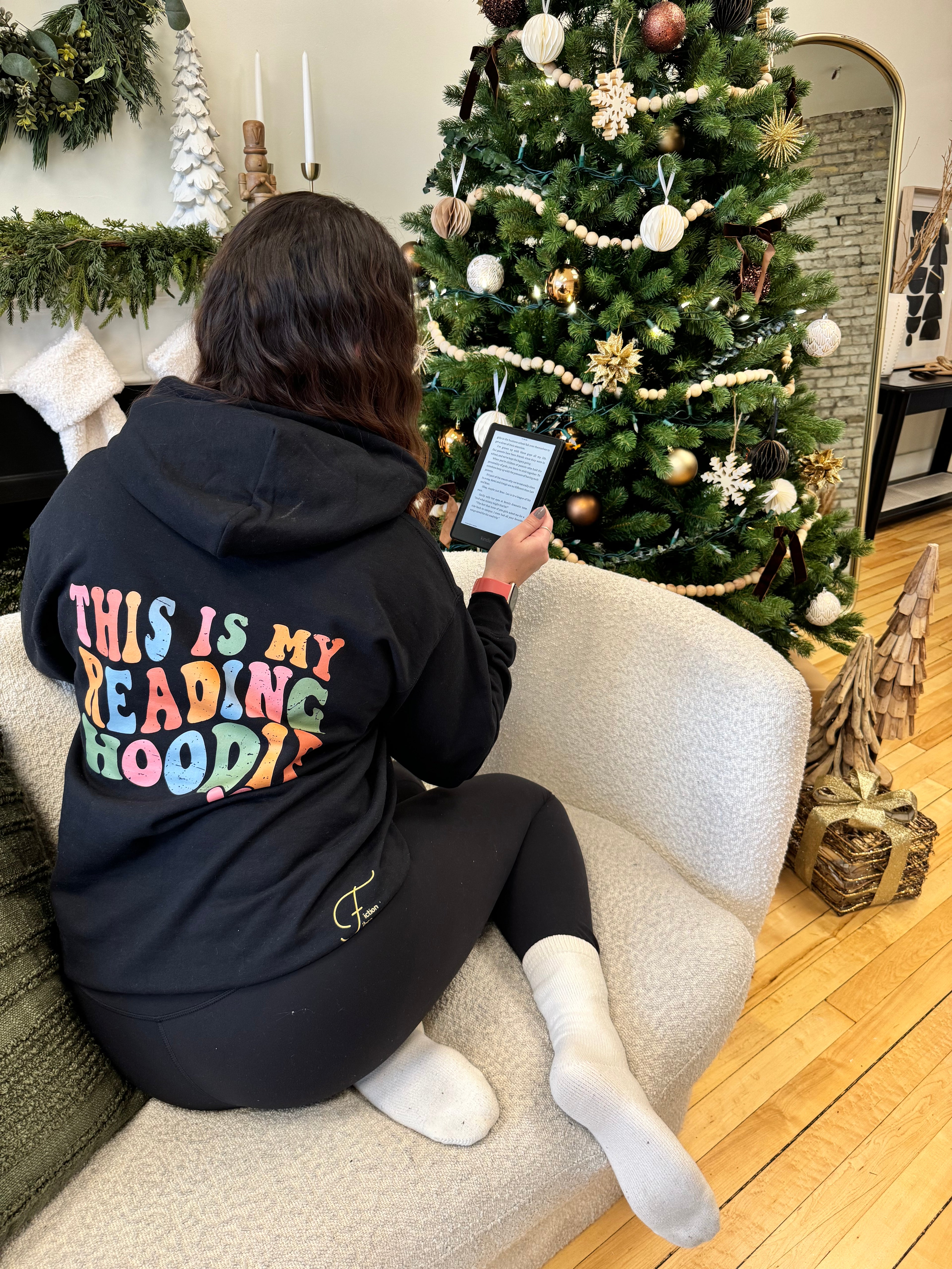 This is my reading hoodie